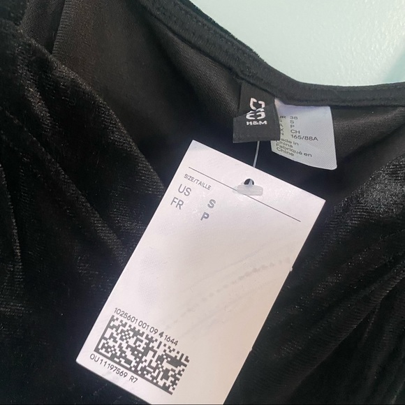 3 for $30 NWT H&M Velour Corset Style Top - Picture 8 of 15